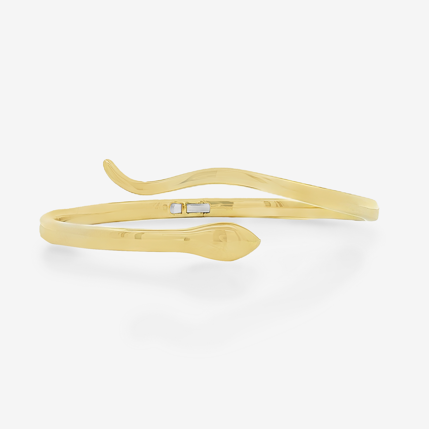 Yellow Gold Serpent Cuff Bracelet