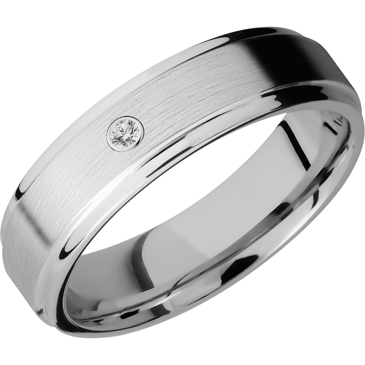 Lashbrook - 14K White Gold + Satin , Polish Finish