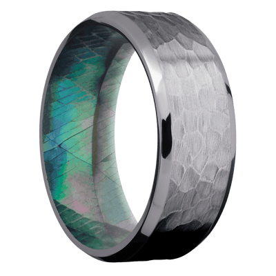 Lashbrook - Tantalum + Hammer , Polish Finish + Black Mother of Pearl