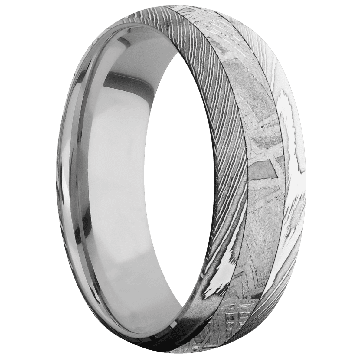 Lashbrook - Damascus + Polish Finish + Titanium
