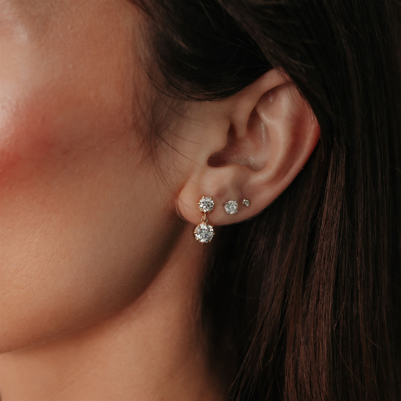 Lab Grown 2.26CT Diamond Drop Earrings