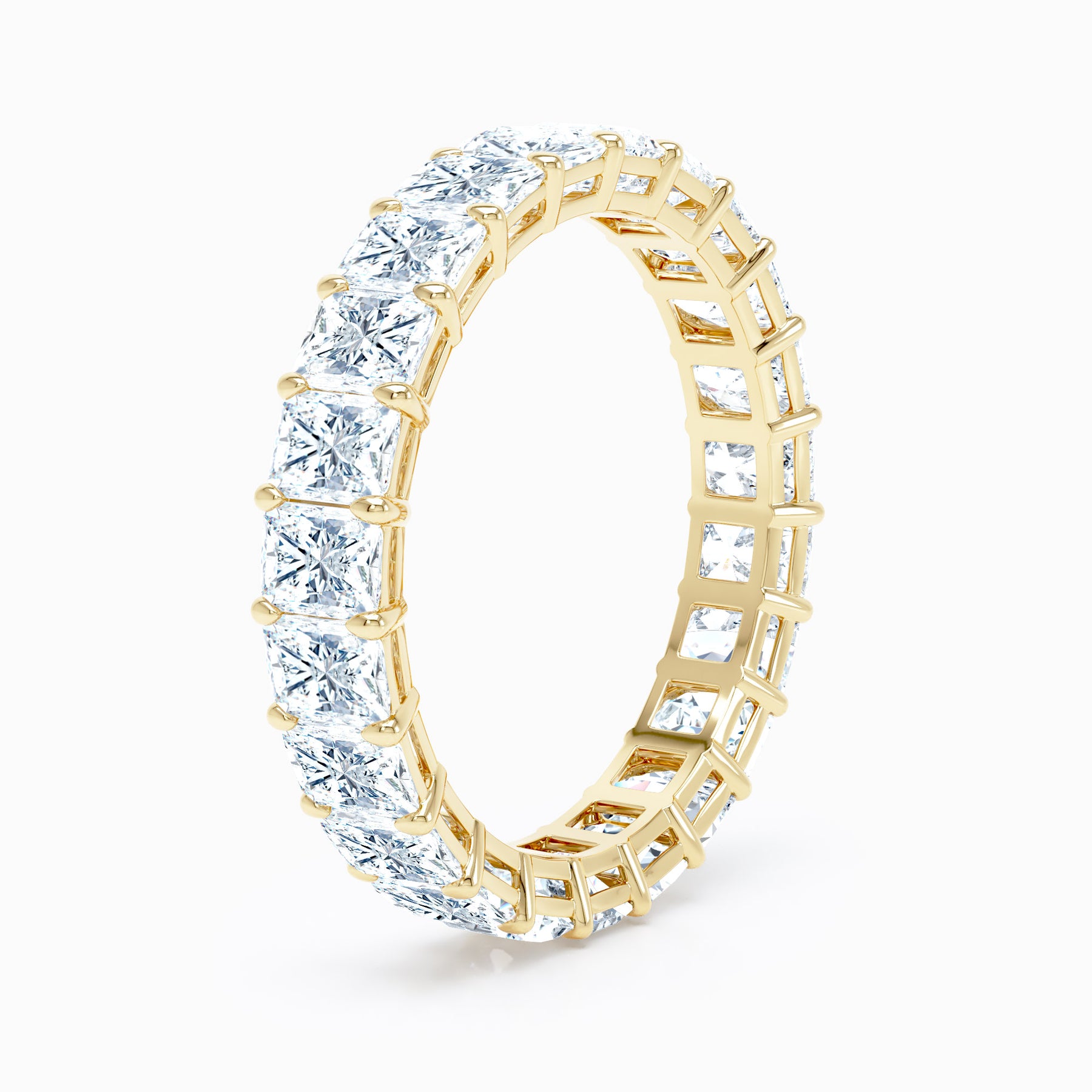 Petite Radiant Shared Prong Wedding Band – Mavilo