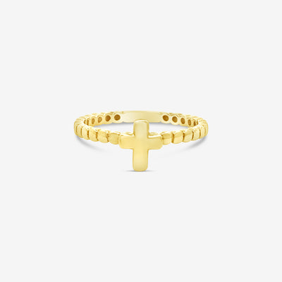 Bead Cross Ring