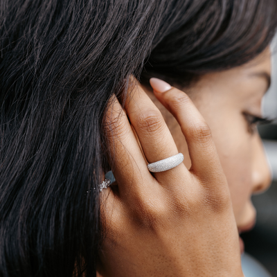 Classic Pave Dome Ring