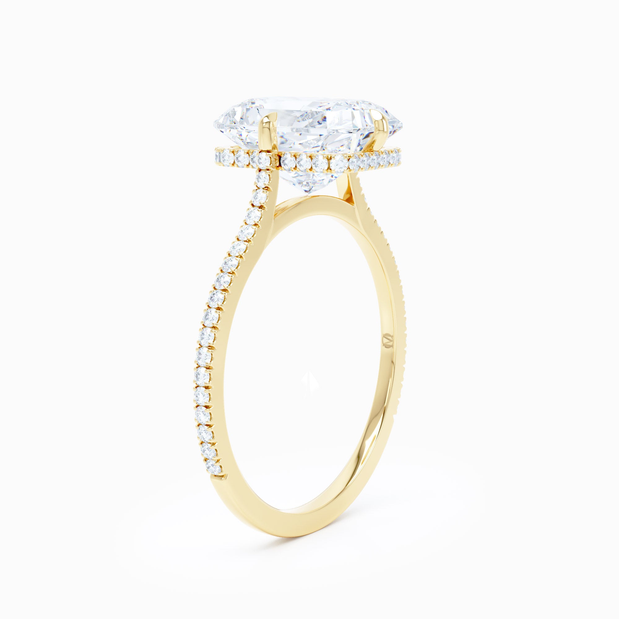 Compass Radiant Engagement Ring