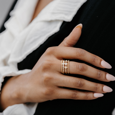 Geometric Stacked Ring