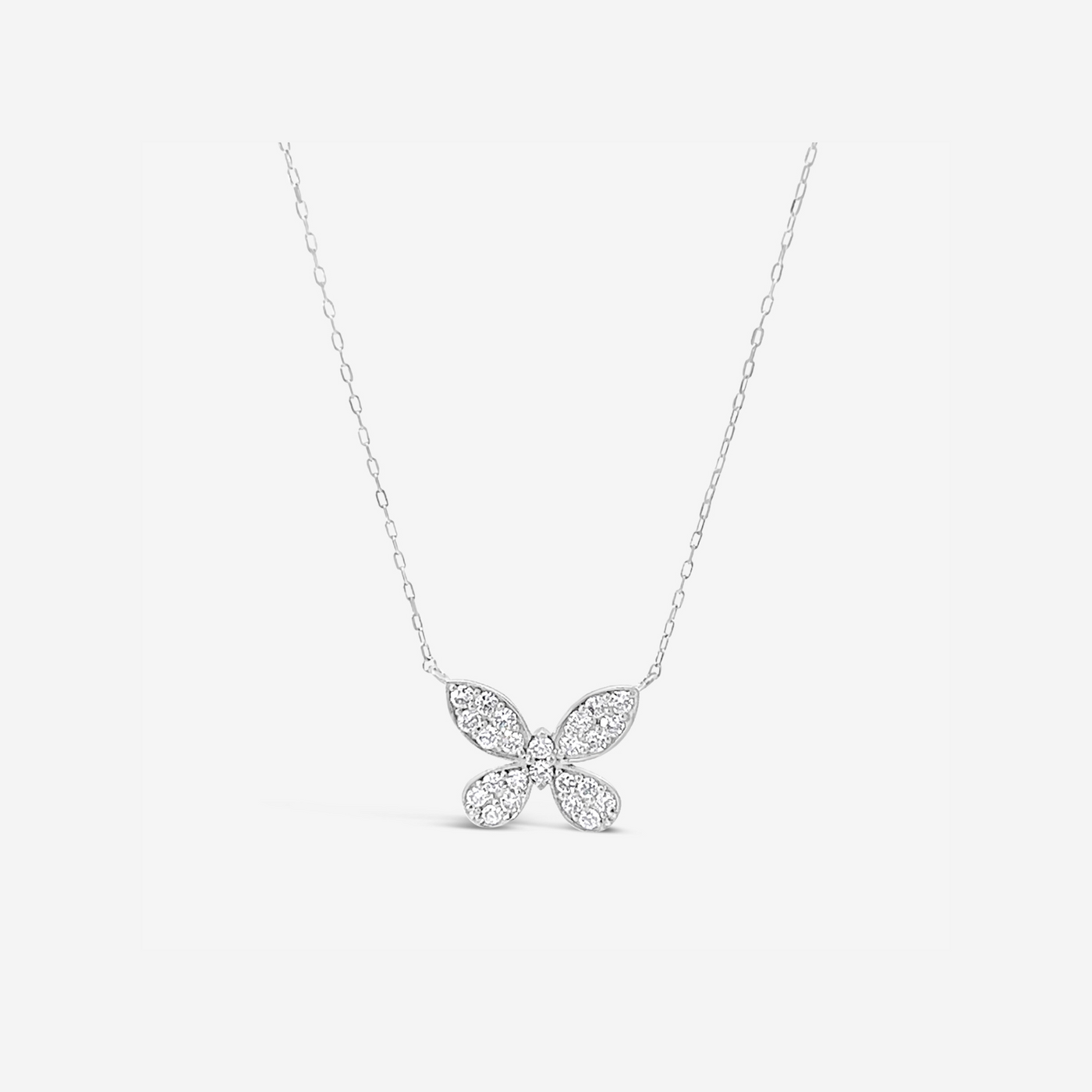 Mirabella Diamond Butterfly Necklace