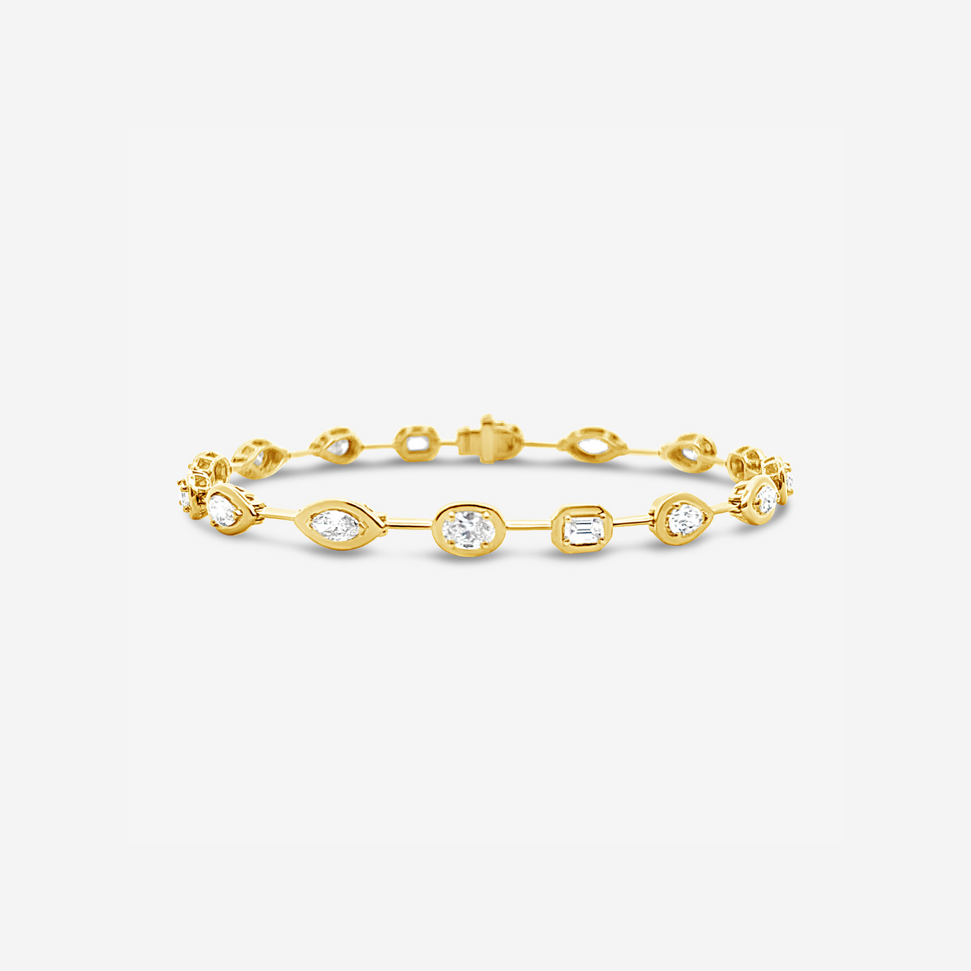 Mixed Diamond Shapes Bracelet