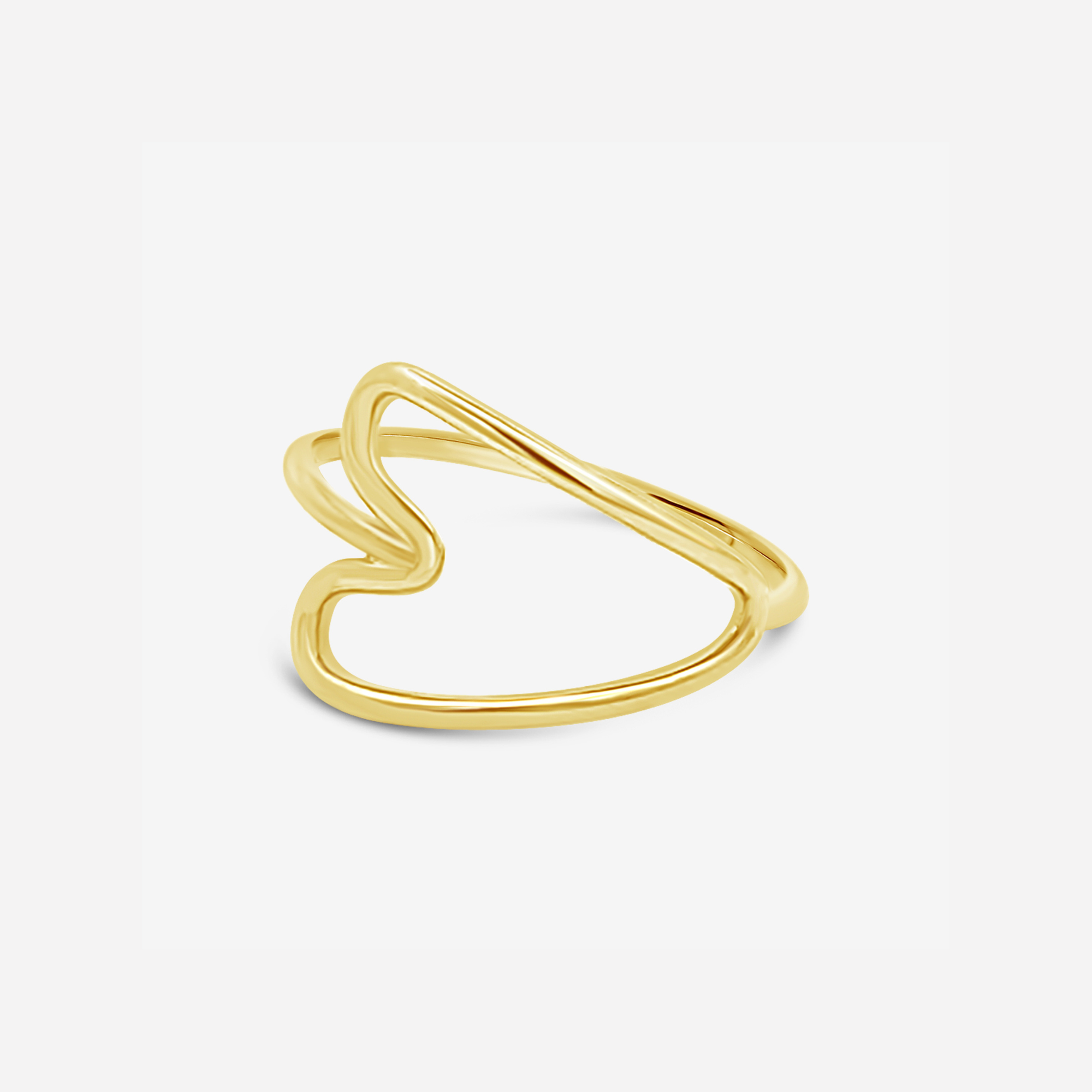 Open Heart Wrap Ring
