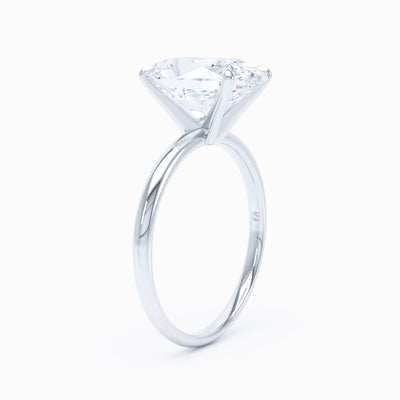 Perfect Solitaire Oval Engagement Ring