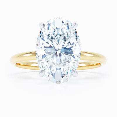 Perfect Solitaire Oval Engagement Ring
