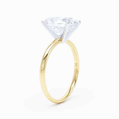 Perfect Solitaire Oval Engagement Ring