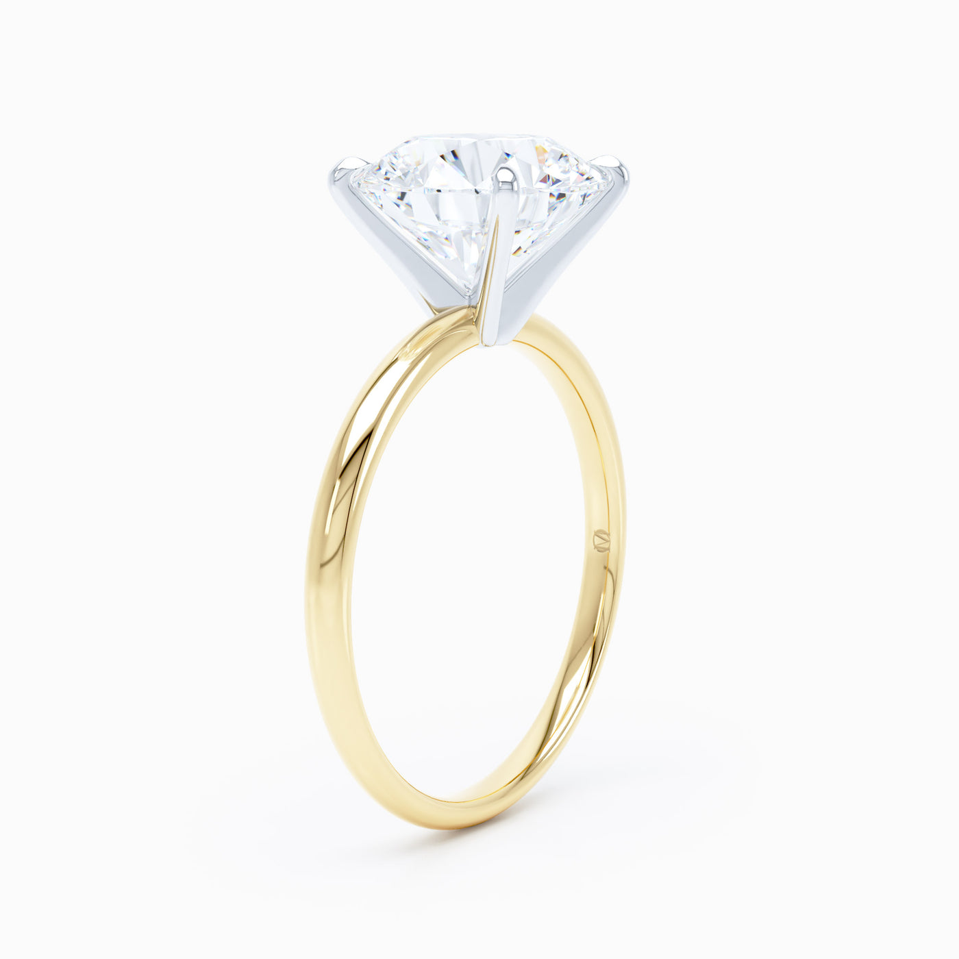 Perfect Solitaire Round Engagement Ring