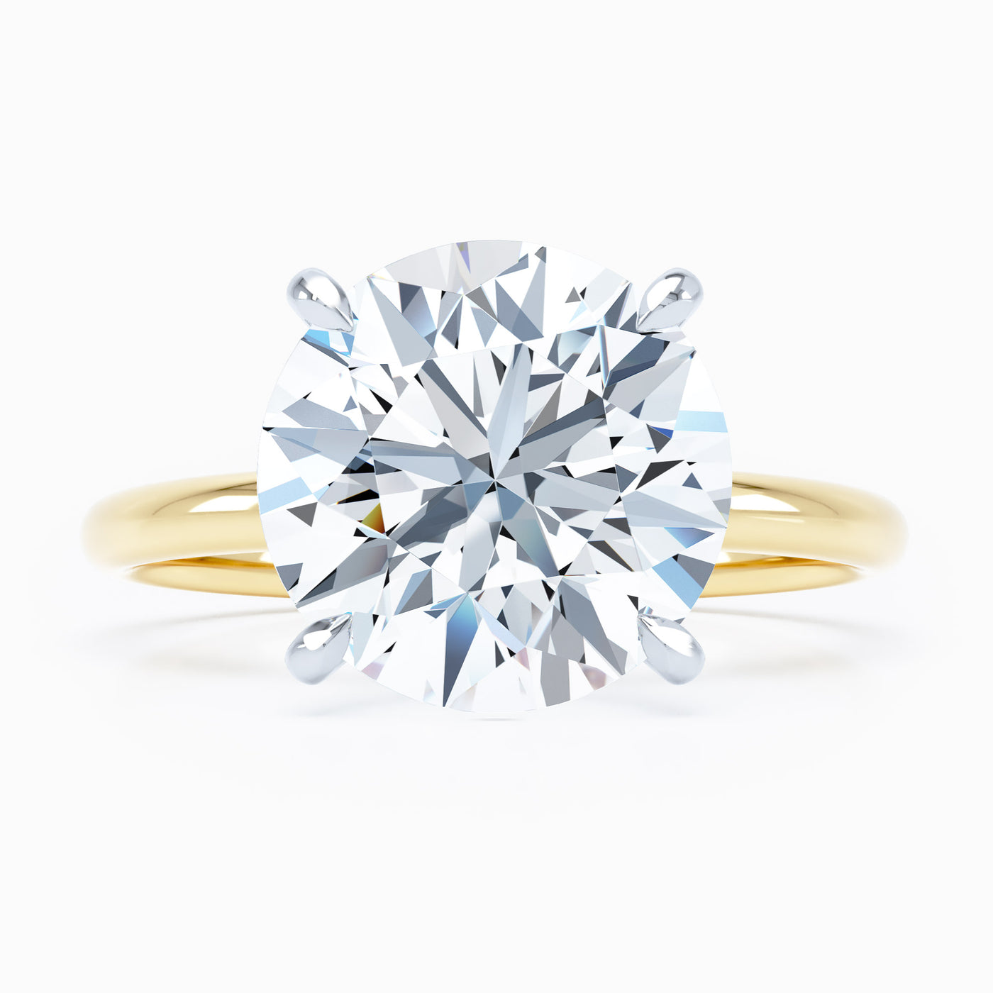 Perfect Solitaire Round Engagement Ring