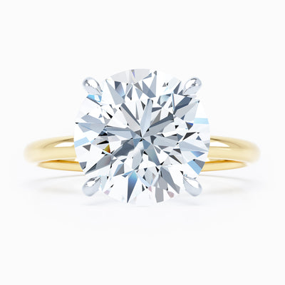 Perfect Solitaire Round Engagement Ring