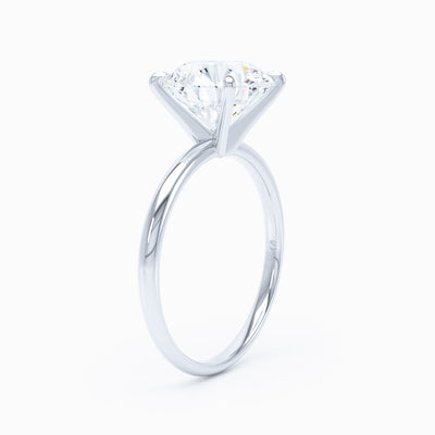 Perfect Solitaire Round Engagement Ring