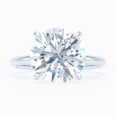 Perfect Solitaire Round Engagement Ring