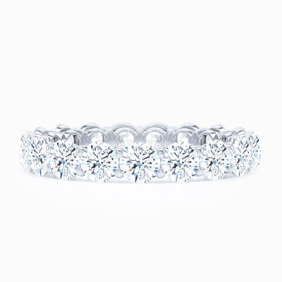 Petite Round Shared Prong Wedding Band
