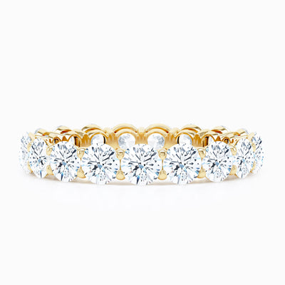 Petite Round Shared Prong Wedding Band