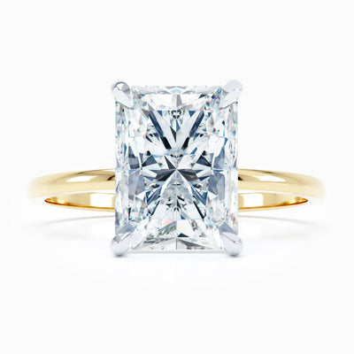 Petite Solitaire - Radiant Engagement Ring