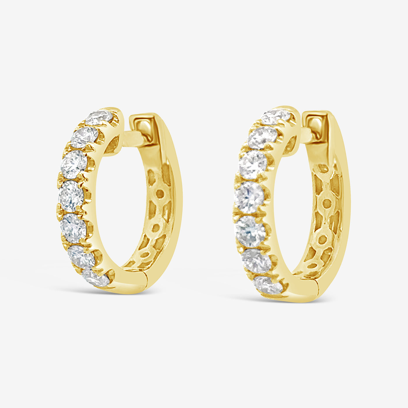 The Perfect Diamond Huggie Earrings