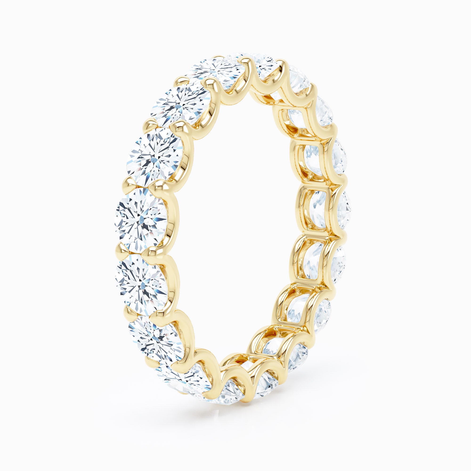 Round Scalloped Side Wedding Band