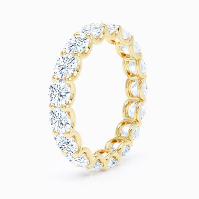 Round Scalloped Side Wedding Band