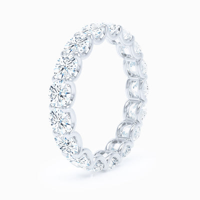Round Scalloped Side Wedding Band