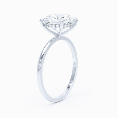 Petite Solitaire Round Engagement Ring