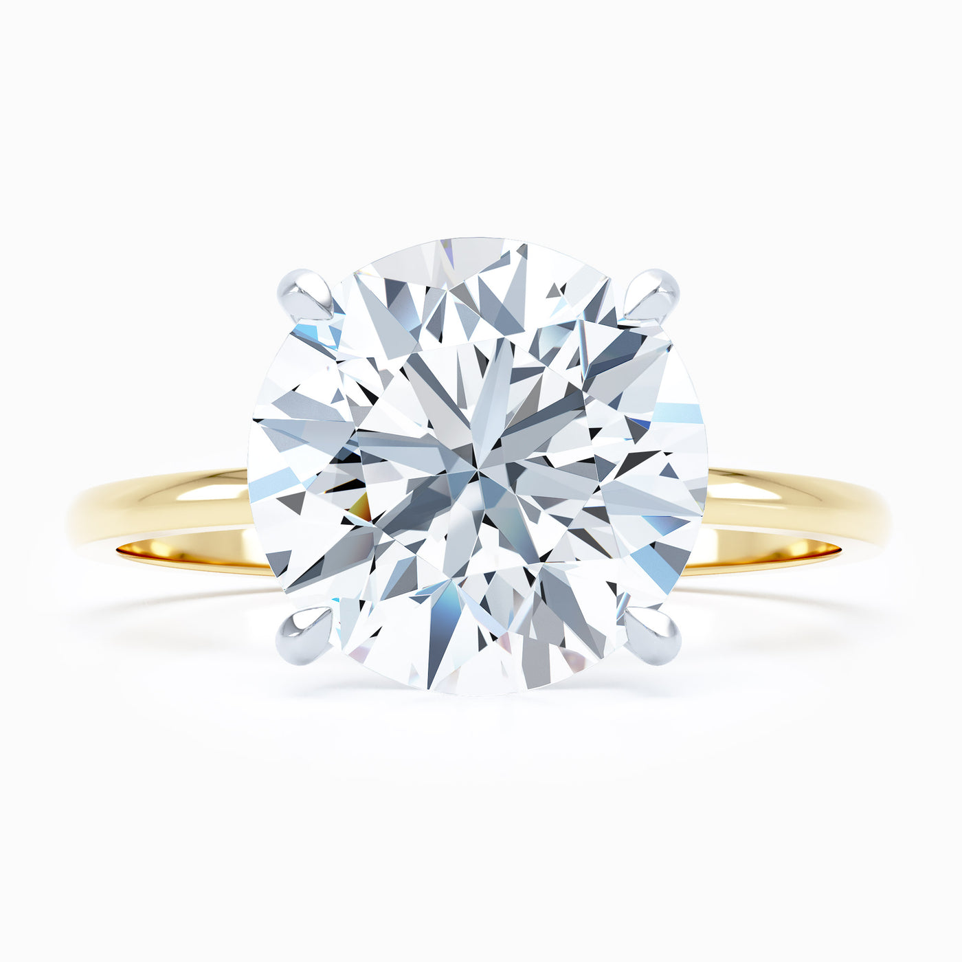 Petite Solitaire Round Engagement Ring