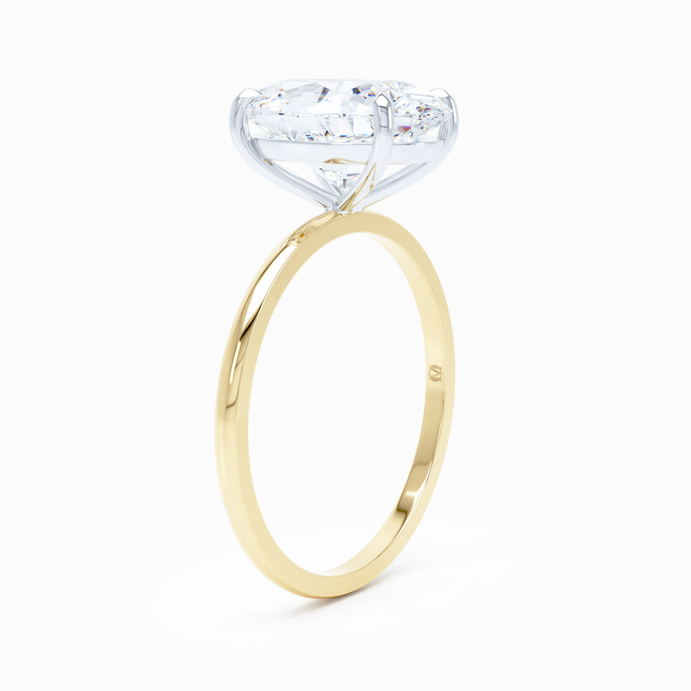 Petite Solitaire Oval Engagement Ring