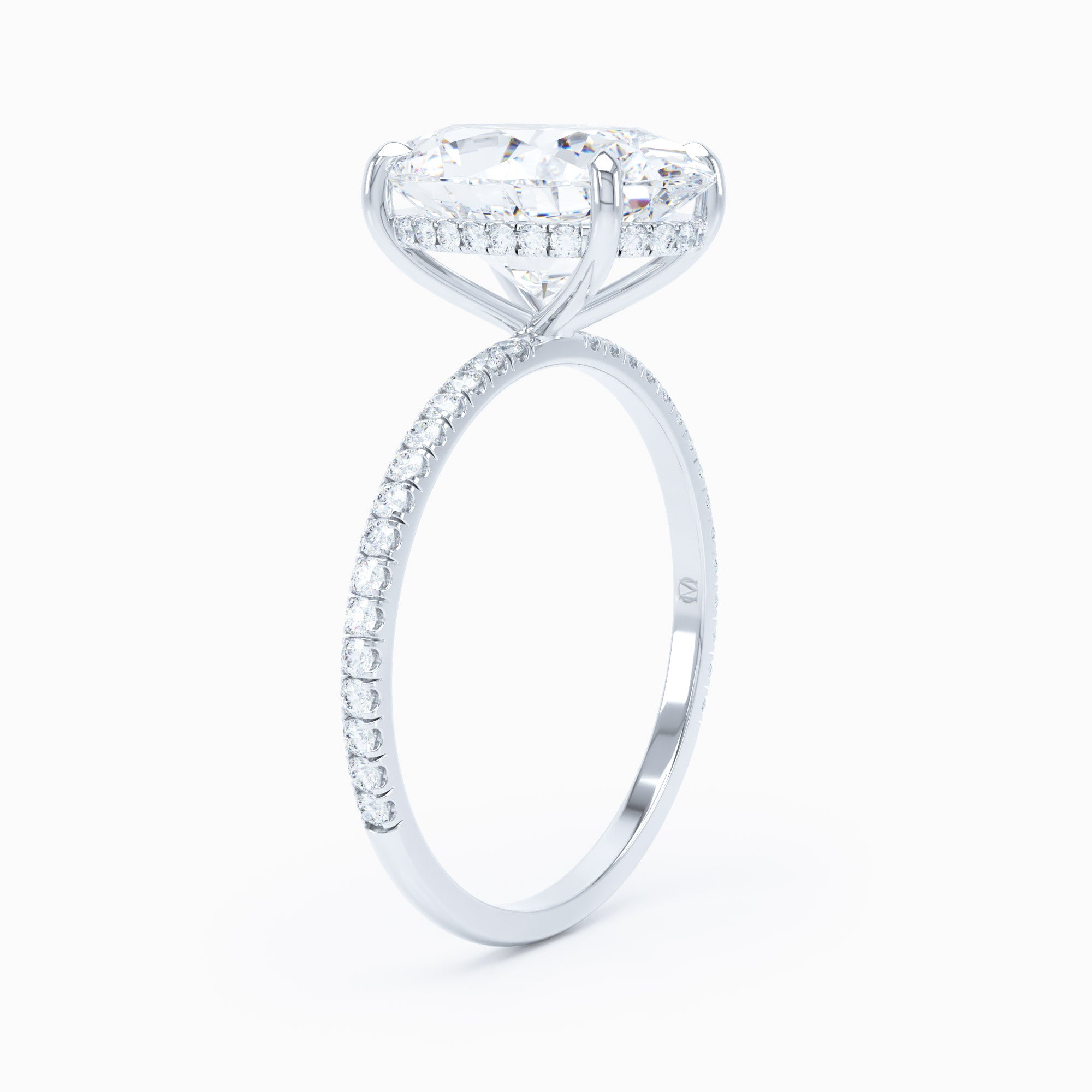 Delicate Oval Engagement Ring