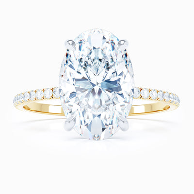 Delicate Oval Engagement Ring