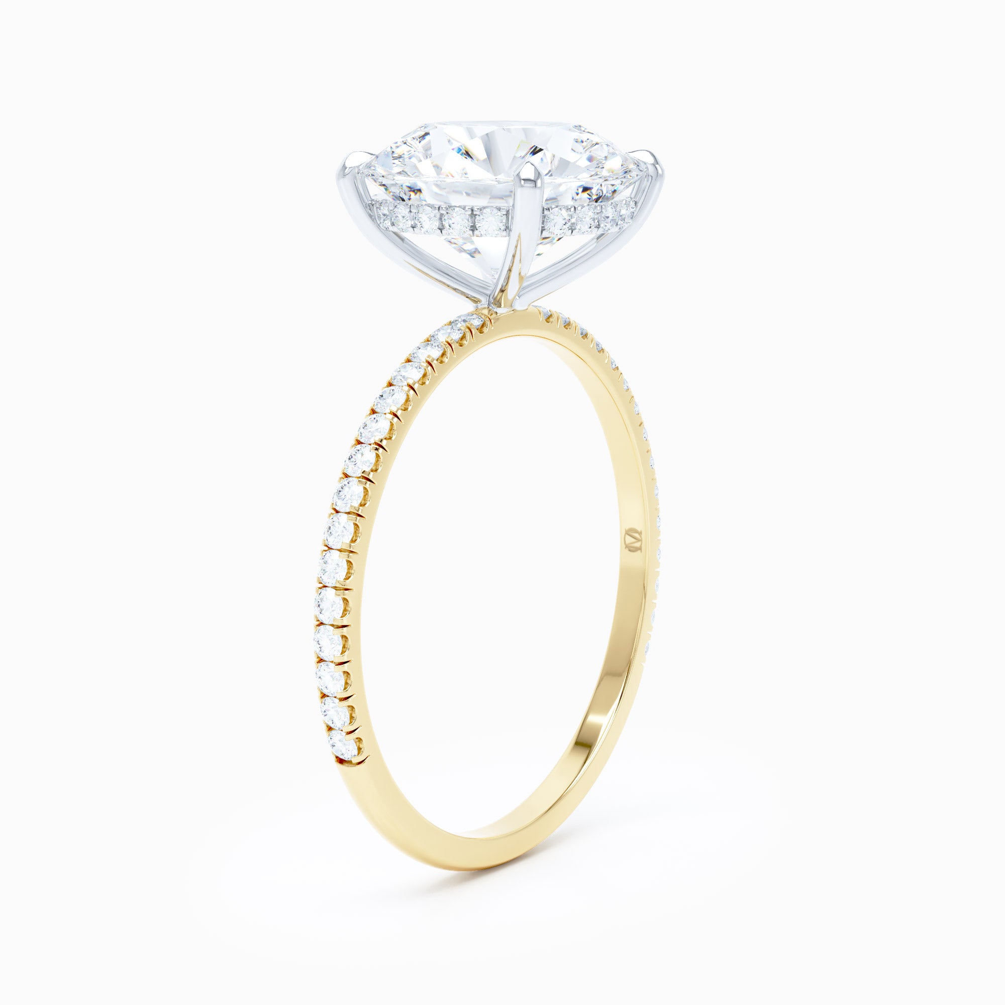 Delicate Round Engagement Ring