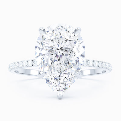 Delicate Pear Engagement Ring