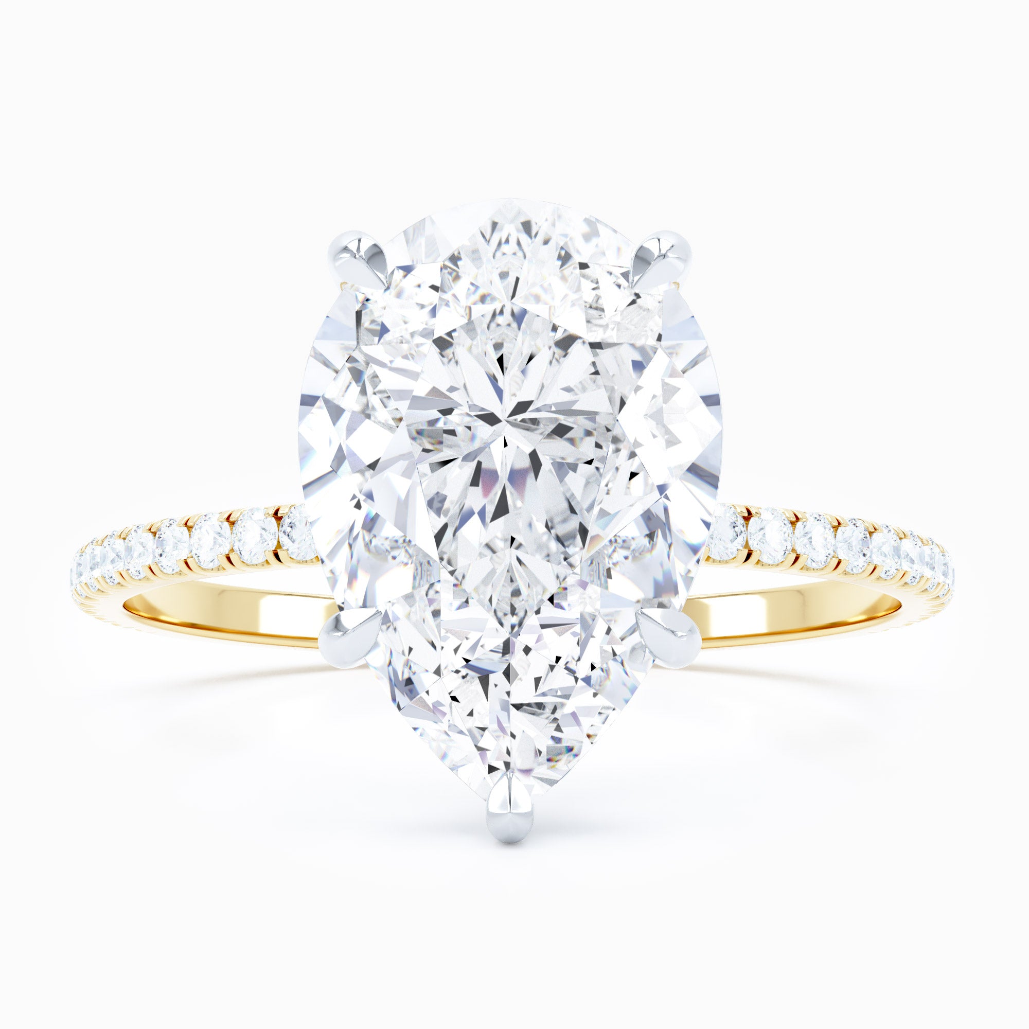 Delicate Pear Engagement Ring