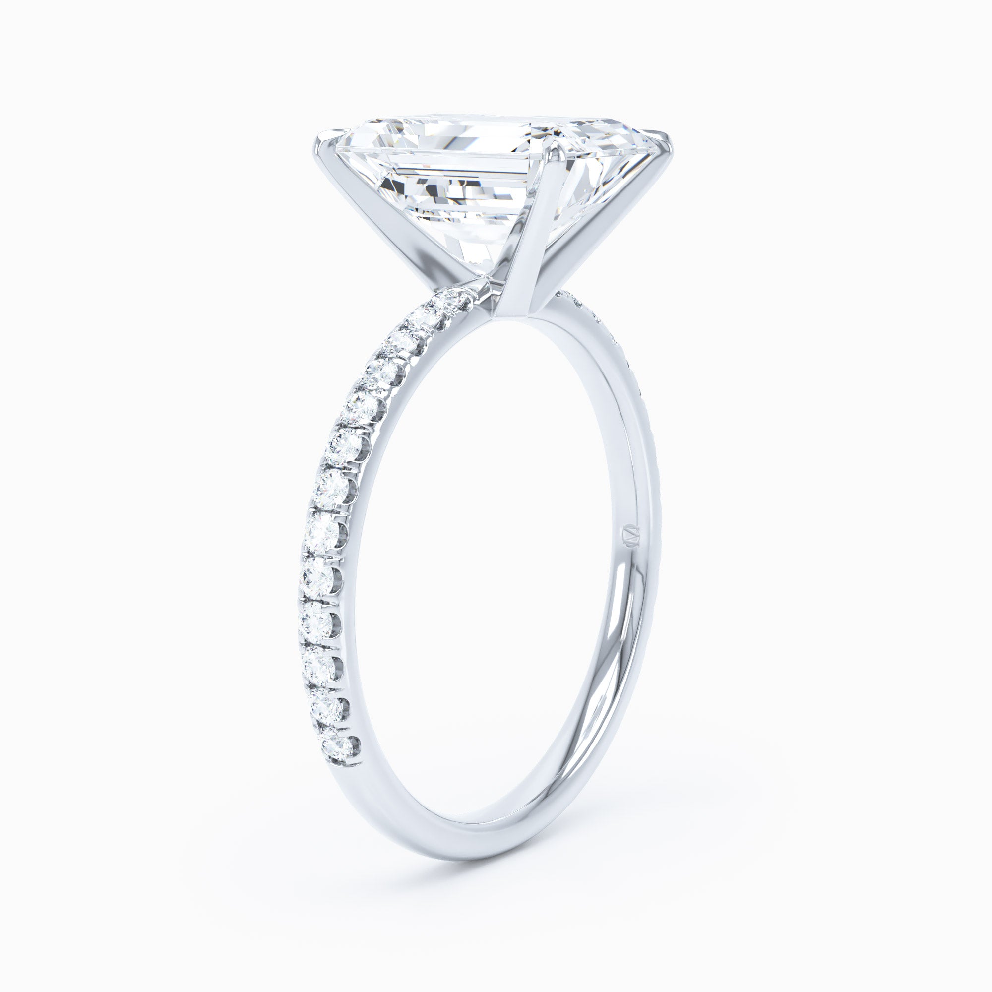 Salute Emerald Cut Engagement Ring