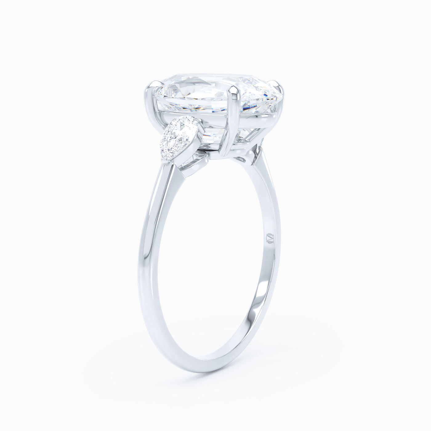 3 Stone Oval Engagement Ring