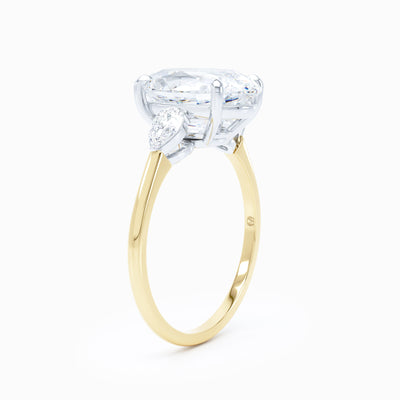 3 Stone Oval Engagement Ring