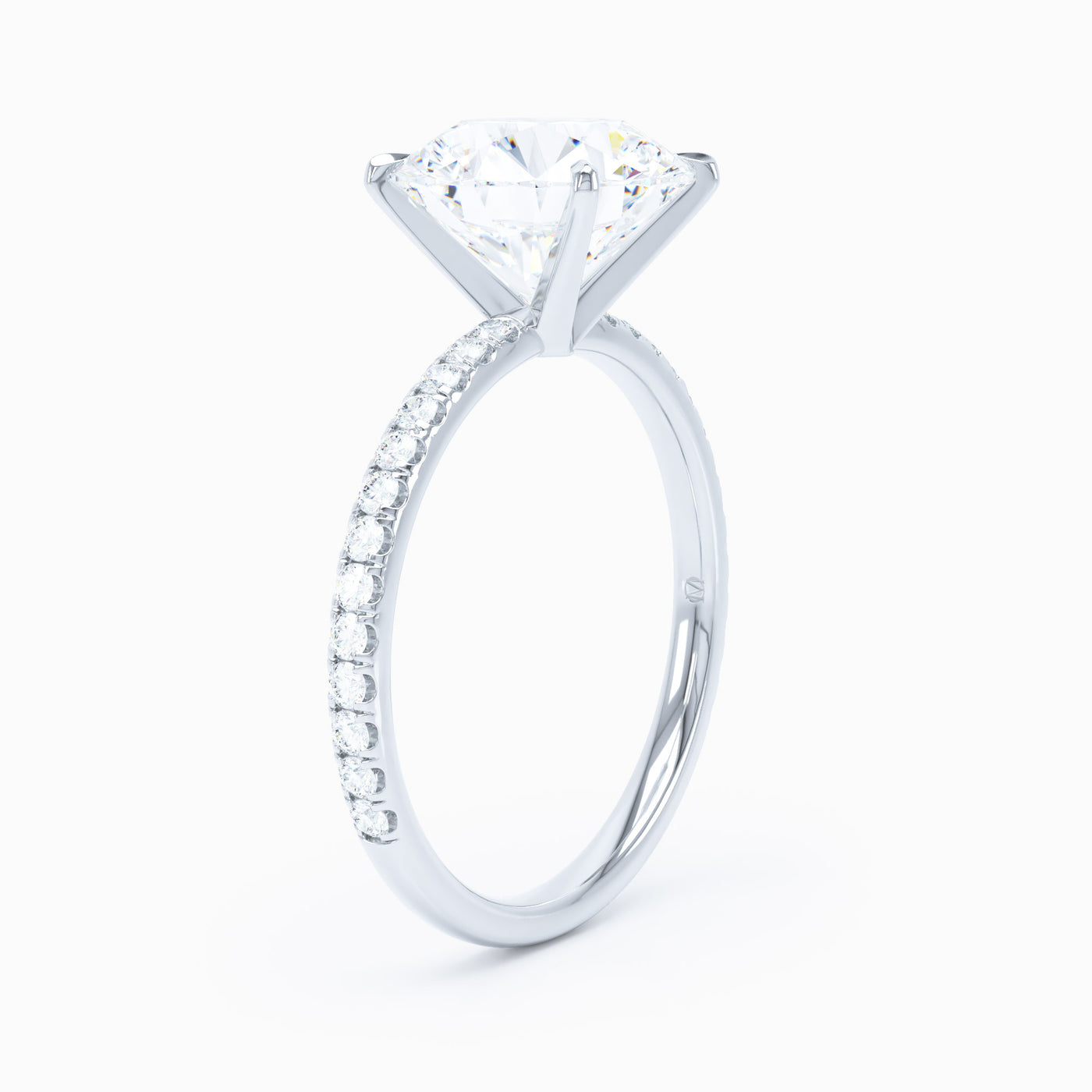 Salute Round Engagement Ring