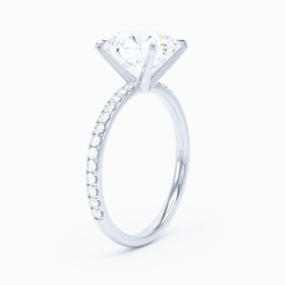 Salute Round Engagement Ring