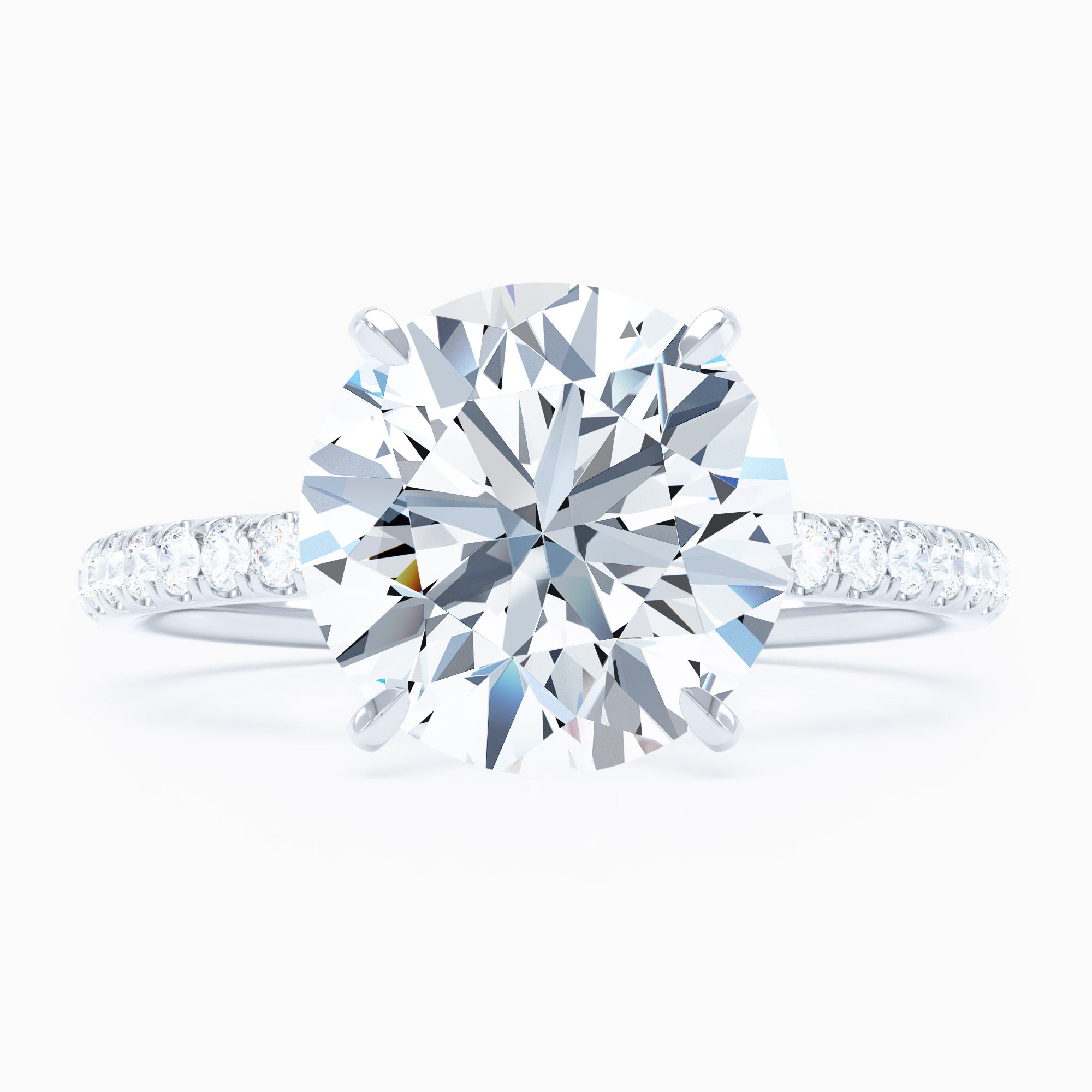 Salute Round Engagement Ring