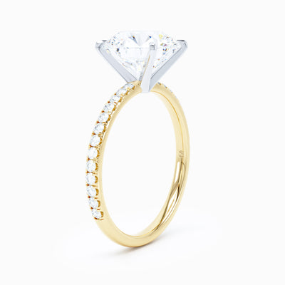 Salute Round Engagement Ring