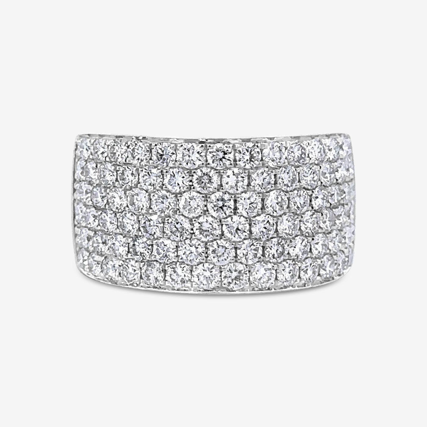 The Ultimate Pave Wide Band Ring